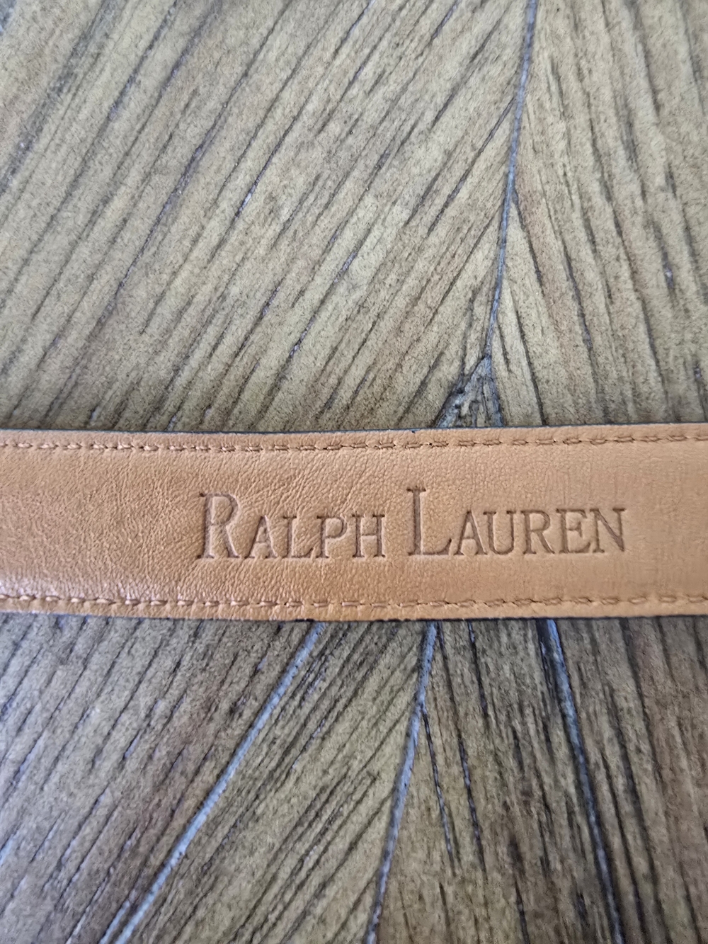 Ralph Lauren Italian Leather Women's Slim Navy Belt with Silver Hardware - Picture 10 of 11